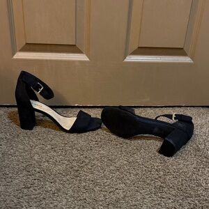 Old Navy Black Block Heel Sandals